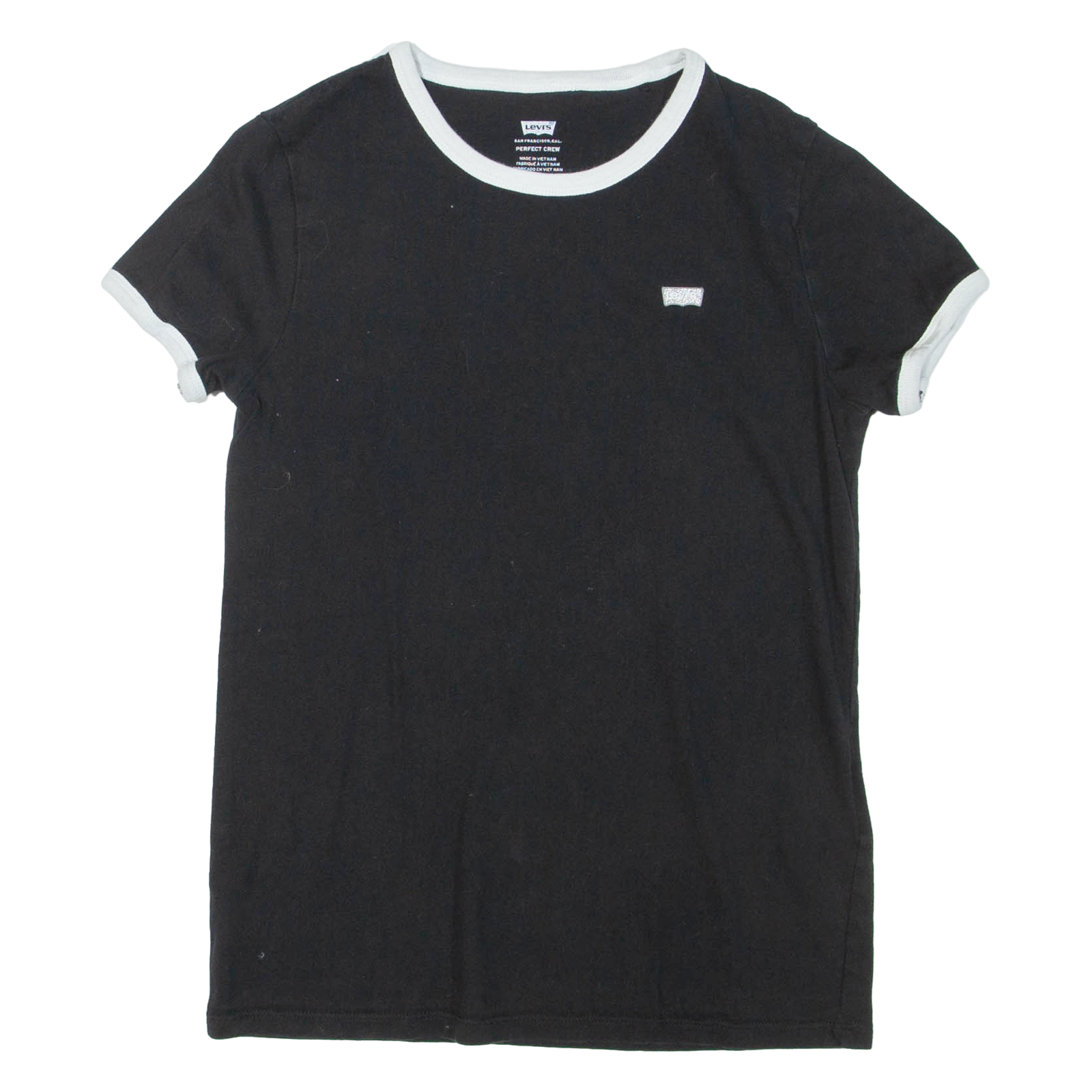 LEVI'S Womens T-Shirt Black XS Refurbished - N/A refurbished available on Cerqular