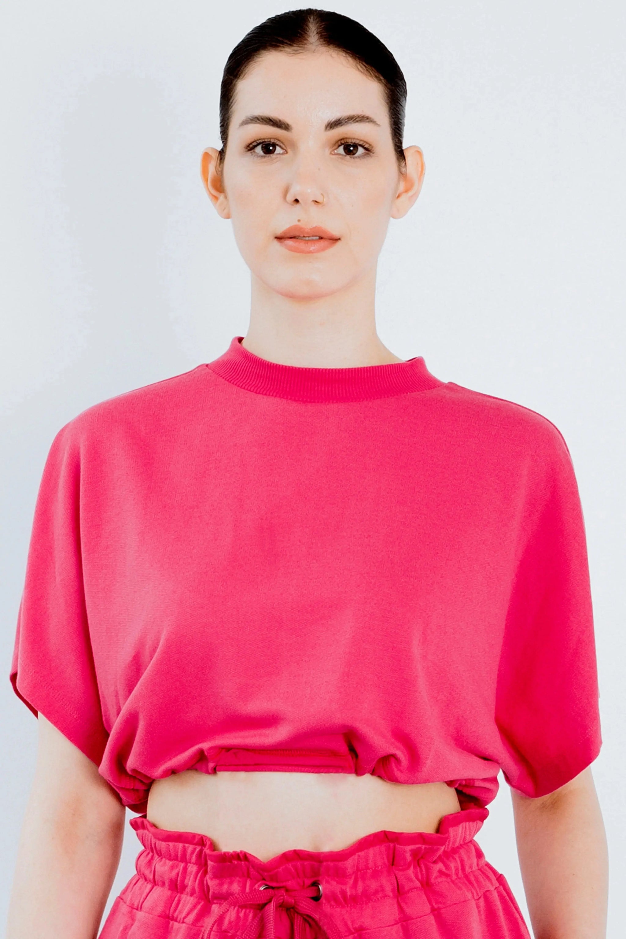 Buy Upcycled - Playsuit Crop Top in Pink | Size: L/XL Refurbished - $66.55 Upcycled - Playsuit Crop Top in Pink | Size: L/XL Refurbished - N/A (Note: There is no well-known brand by this name refurbished available on Cerqular