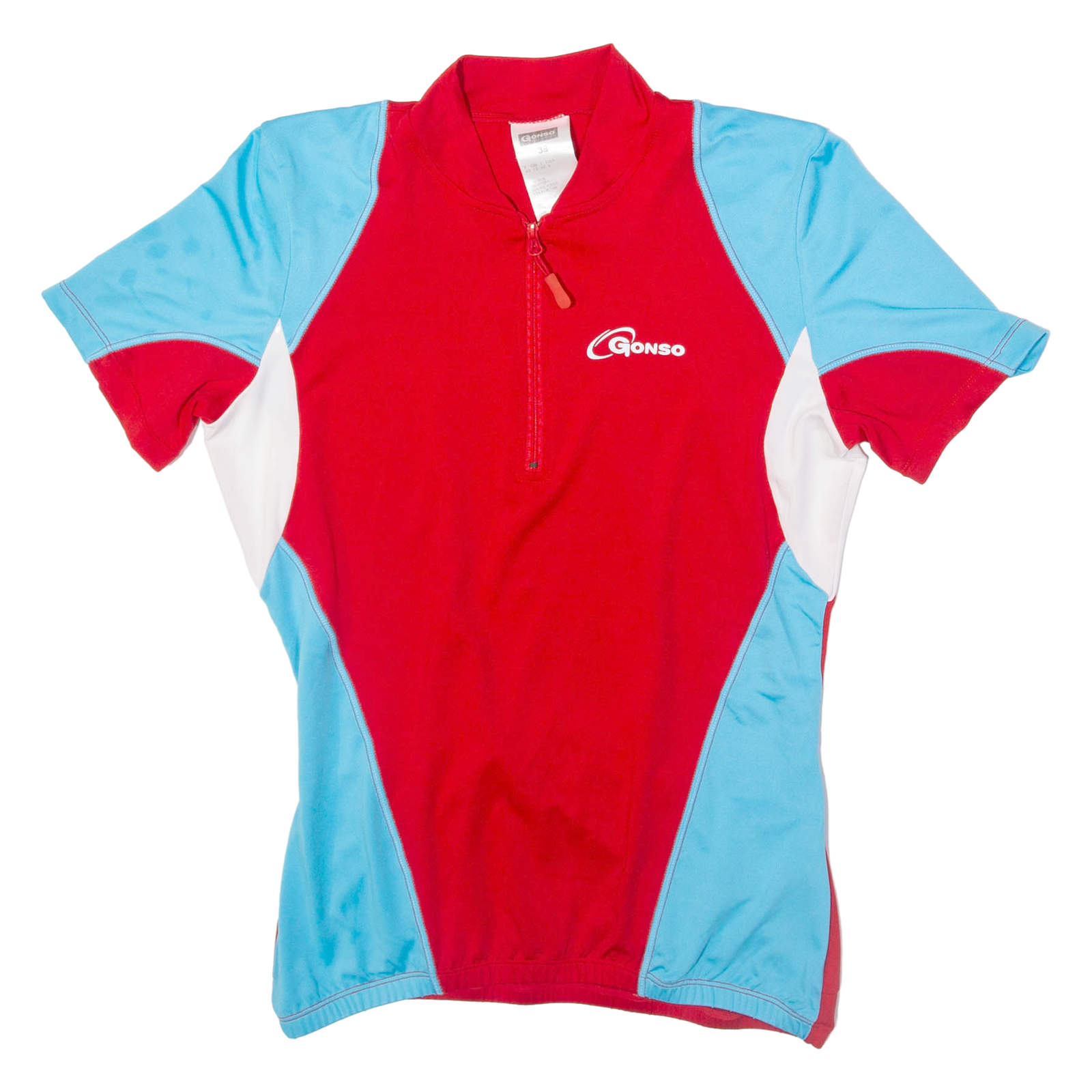 GONSO Cycling Womens Jersey Red 1/4 Zip UK 12 Refurbished - N/A refurbished available on Cerqular