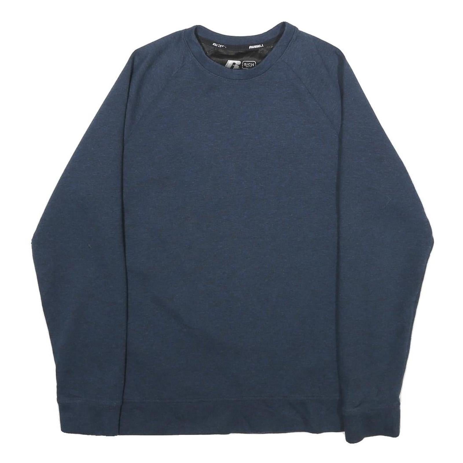 RUSSELL ATHLETIC Mens Blue Crew Neck Size S Casual Sweatshirt Pullover Refurbished - N/A refurbished available on Cerqular
