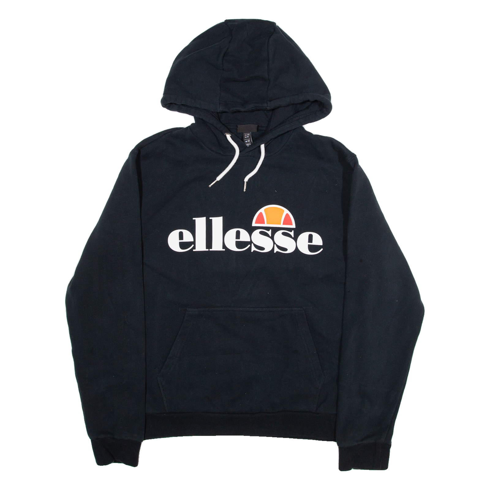 ELLESSE Womens Black Hoodie UK 12 Refurbished - N/A refurbished available on Cerqular