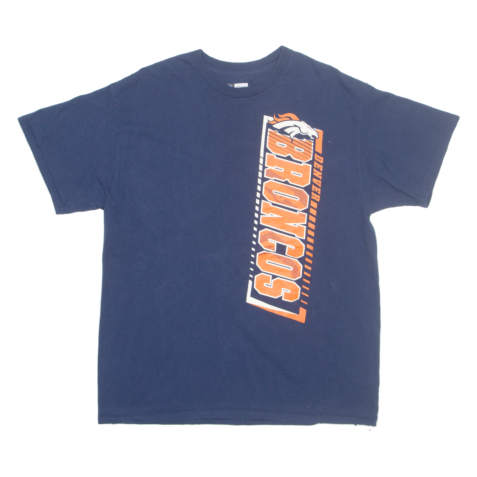 NFL Denver Broncos Mens T-Shirt Blue USA L Refurbished - N/A refurbished available on Cerqular