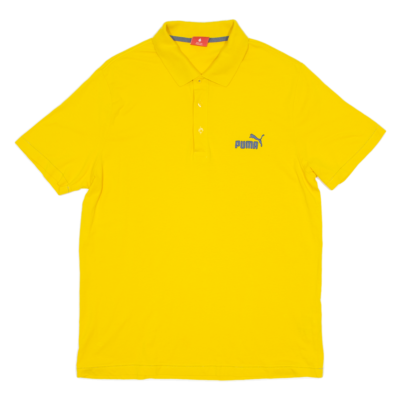 PUMA Mens Polo Shirt Yellow M Refurbished - N/A refurbished available on Cerqular