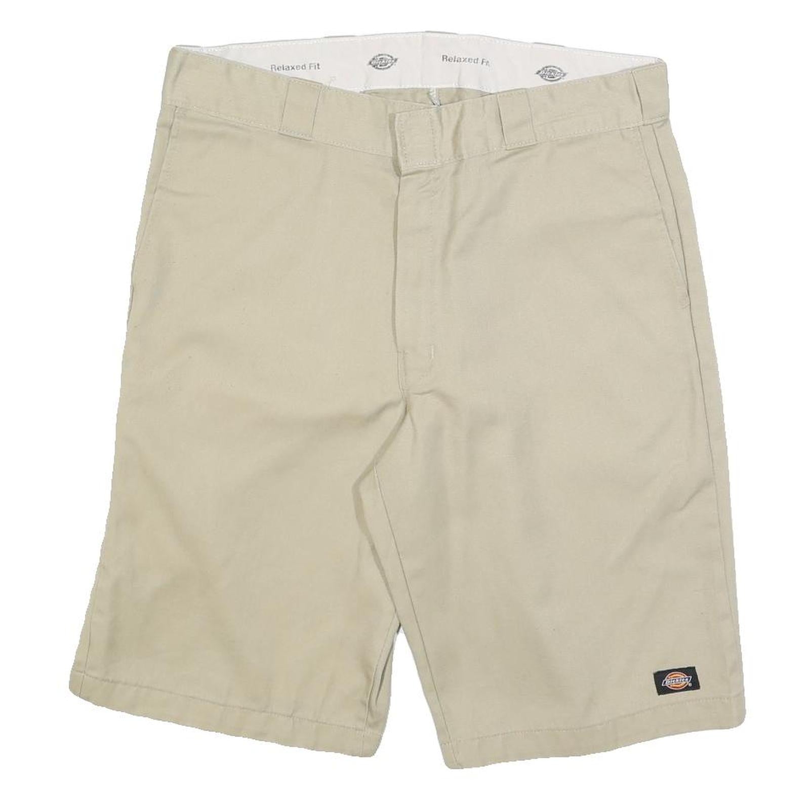 DICKIES Mens Shorts Beige Casual Relaxed L W36 Cotton Blend Workwear Refurbished - N/A refurbished available on Cerqular