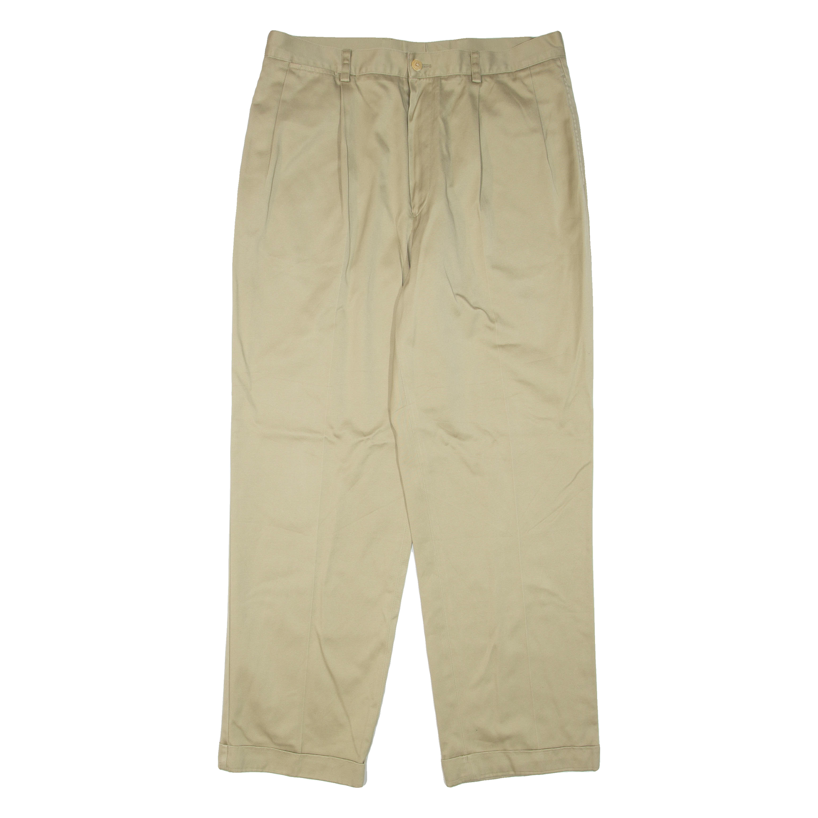NAUTICA Mens Trousers Beige Regular Straight W36 L34 Refurbished - N/A refurbished available on Cerqular