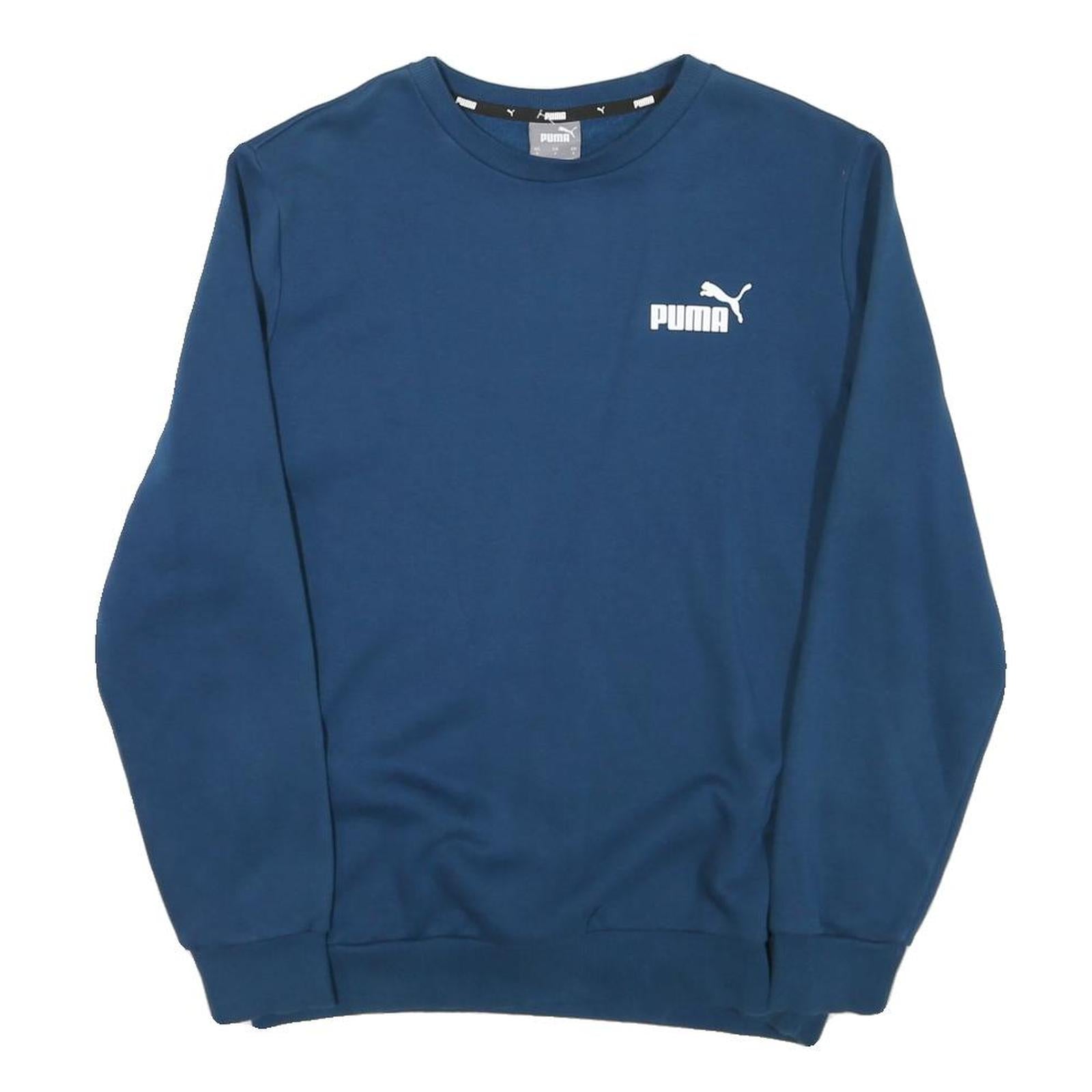 Buy PUMA Mens Blue Cotton Blend Crew Neck Sweatshirt S Casual Sportswear Refurbished - $35.09 PUMA Mens Blue Cotton Blend Crew Neck Sweatshirt S Casual Sportswear Refurbished - N/A refurbished available on Cerqular
