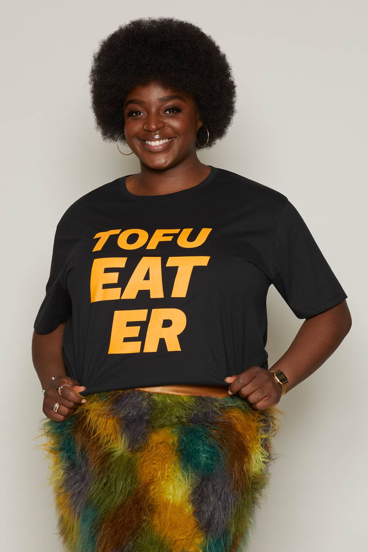 Tofu Eater T-Shirt (Black) | size: 2XL Refurbished - N/A refurbished available on Cerqular