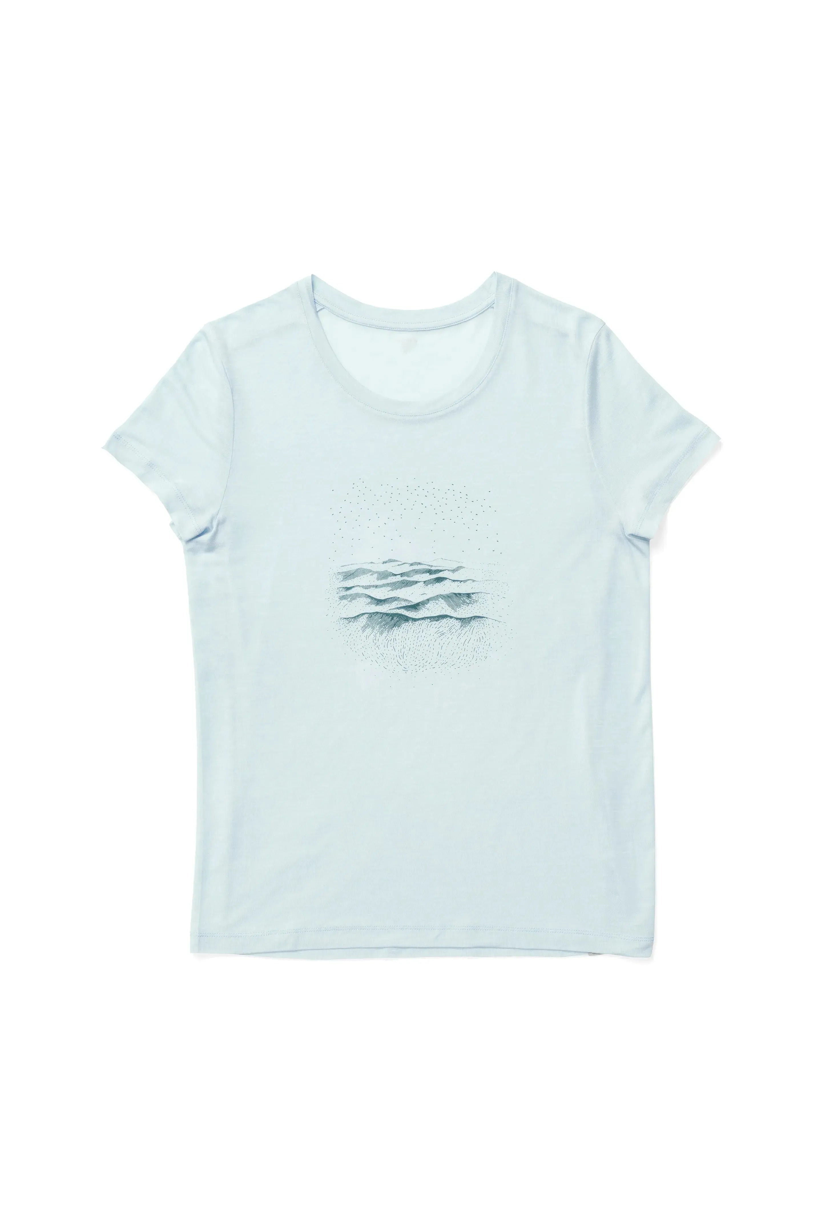 W's Tree Message Tee | Color: Bluetiful | Size: M Refurbished - Houdini Sportswear refurbished available on Cerqular