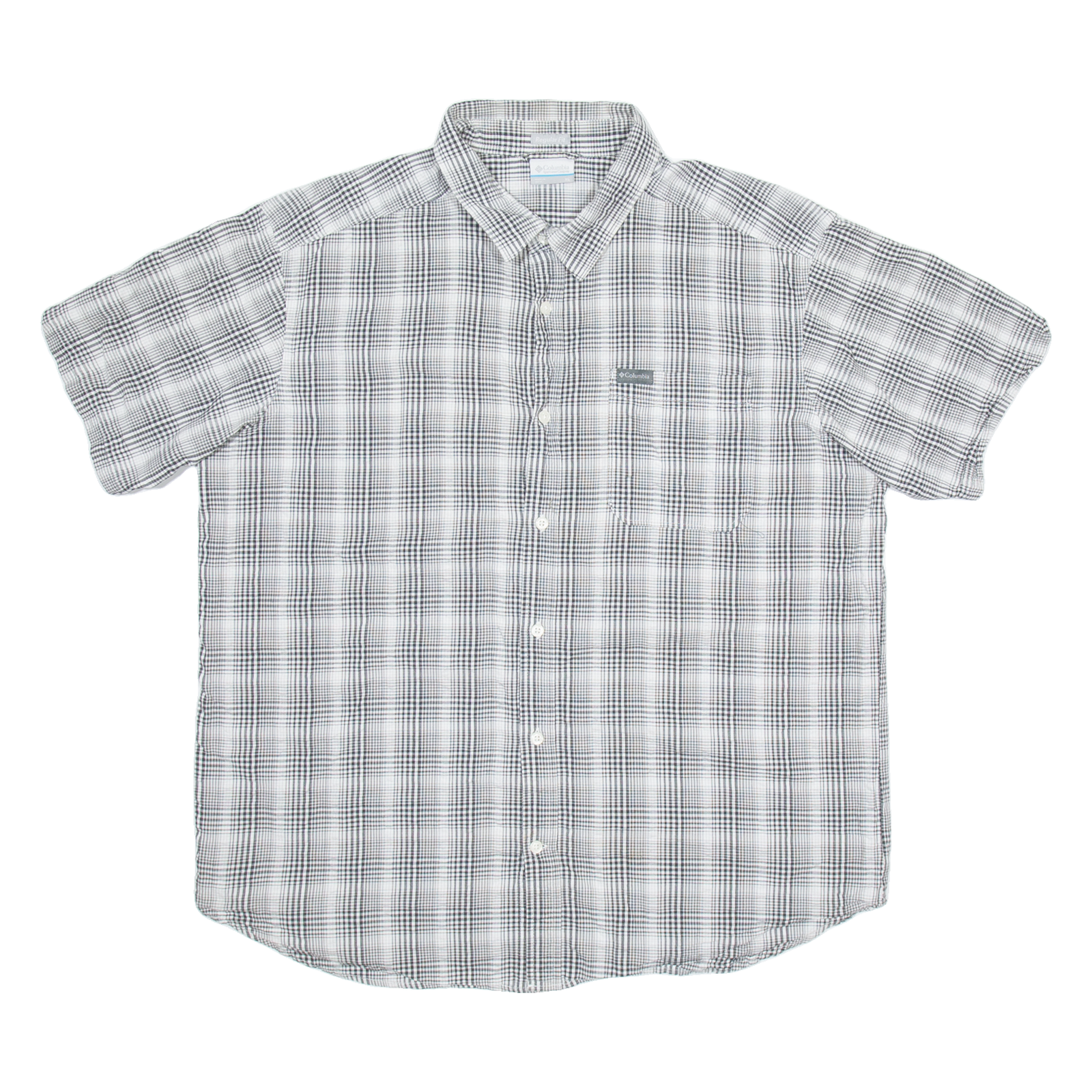 COLUMBIA Mens Shirt Black Check XL Refurbished - N/A refurbished available on Cerqular