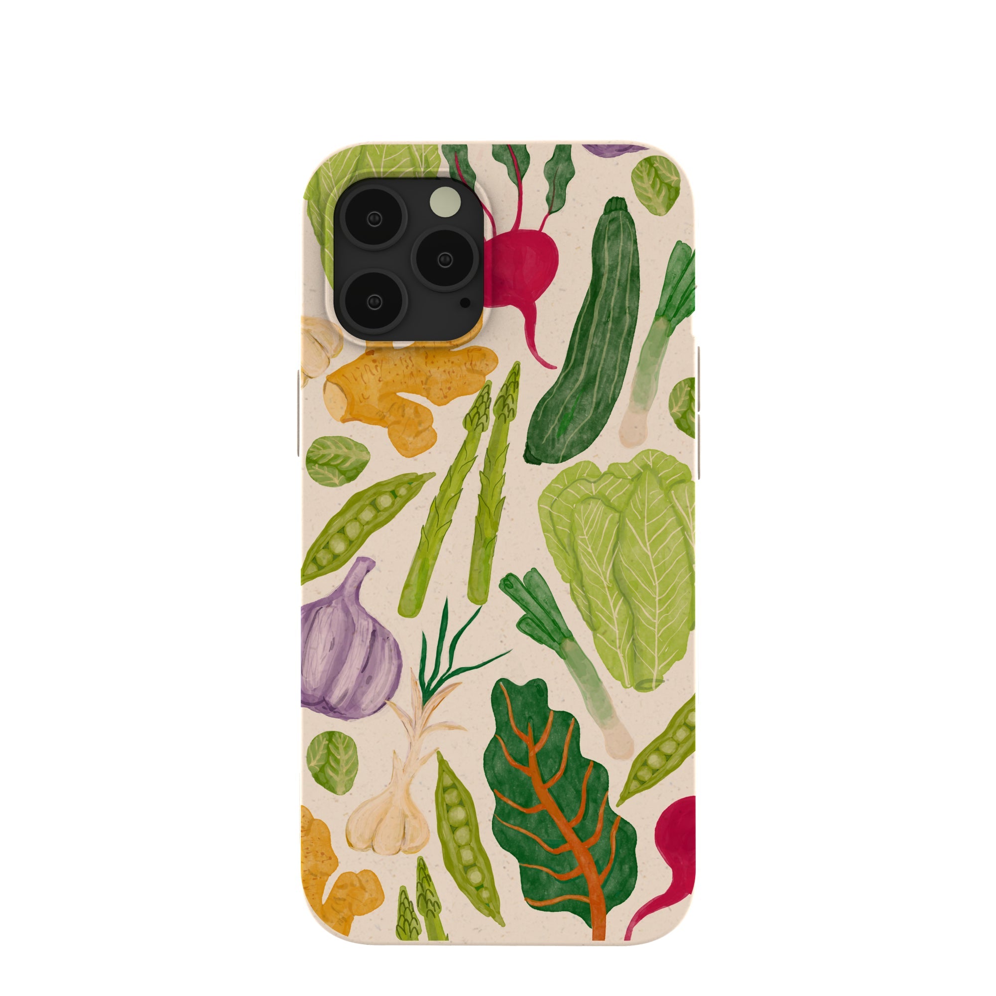 Seashell Veggie Patch iPhone 12 Pro Max Case Refurbished - Pela Case refurbished available on Cerqular