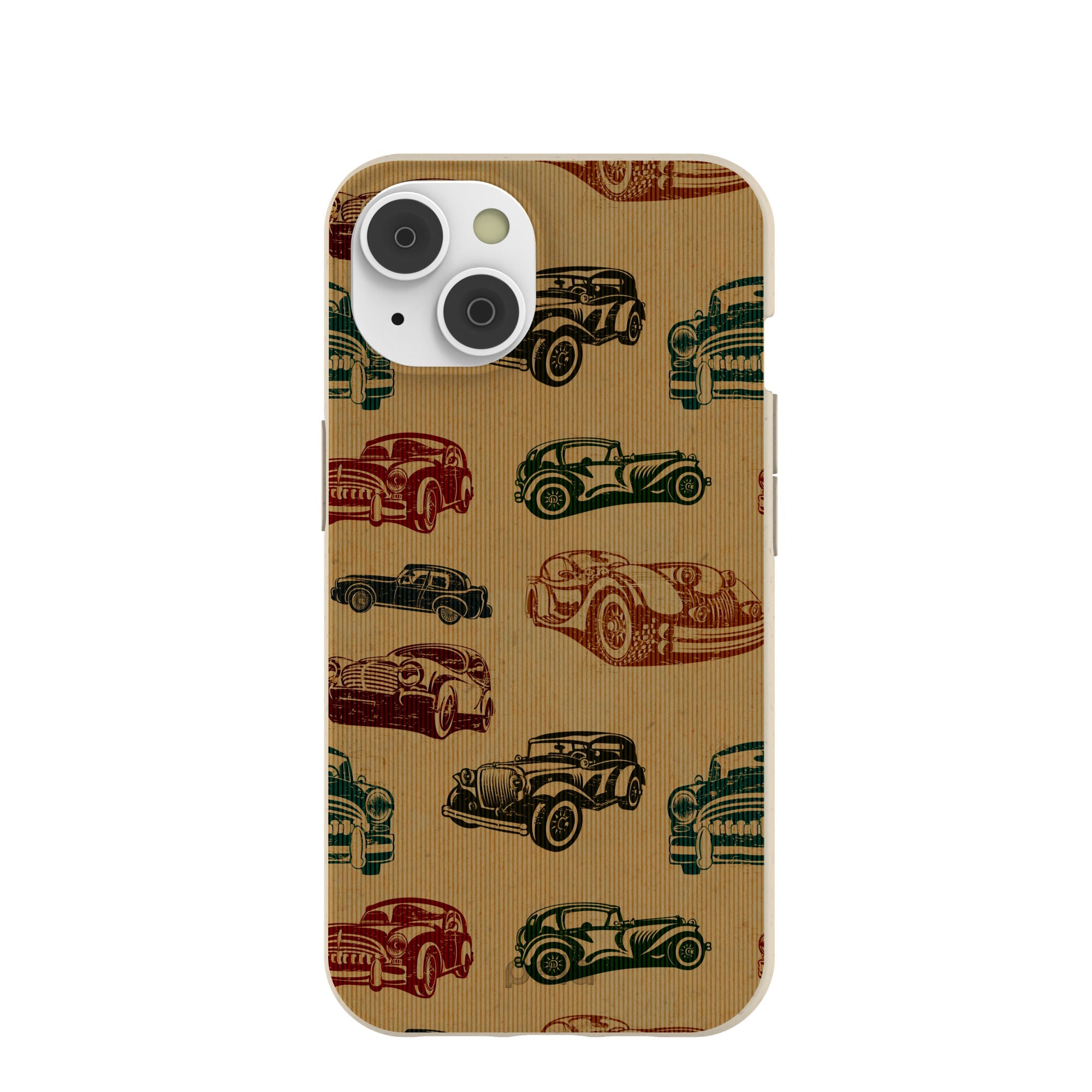London Fog Retro Car iPhone 14/16e Case Refurbished - Pela Case refurbished available on Cerqular