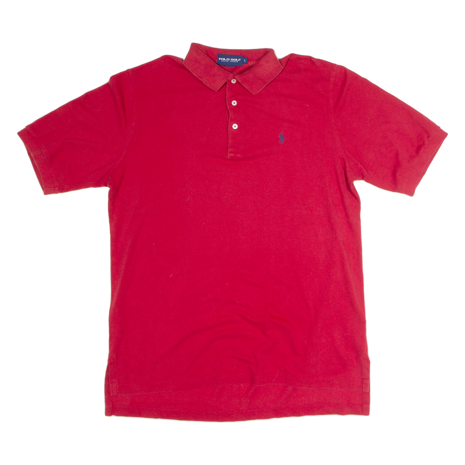 POLO RALPH LAUREN Mens Polo Shirt Red L Refurbished - N/A refurbished available on Cerqular