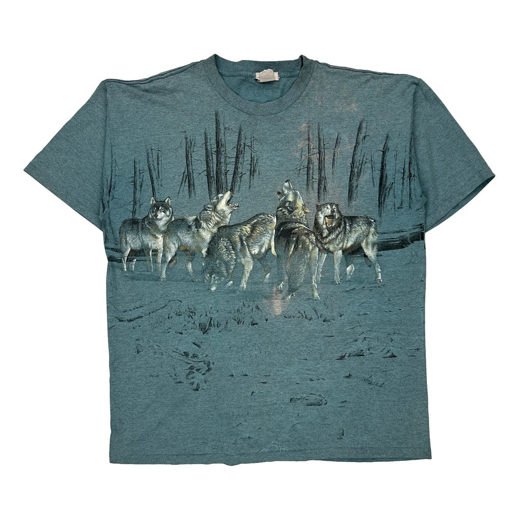 Buy Wolf Pack Unbranded Single Stitch T-Shirt - Large Blue Cotton Refurbished - $23.57 Wolf Pack Unbranded Single Stitch T-Shirt - Large Blue Cotton Refurbished - Thrifted (note: this is a term often used to describe second- refurbished available on Cerqular