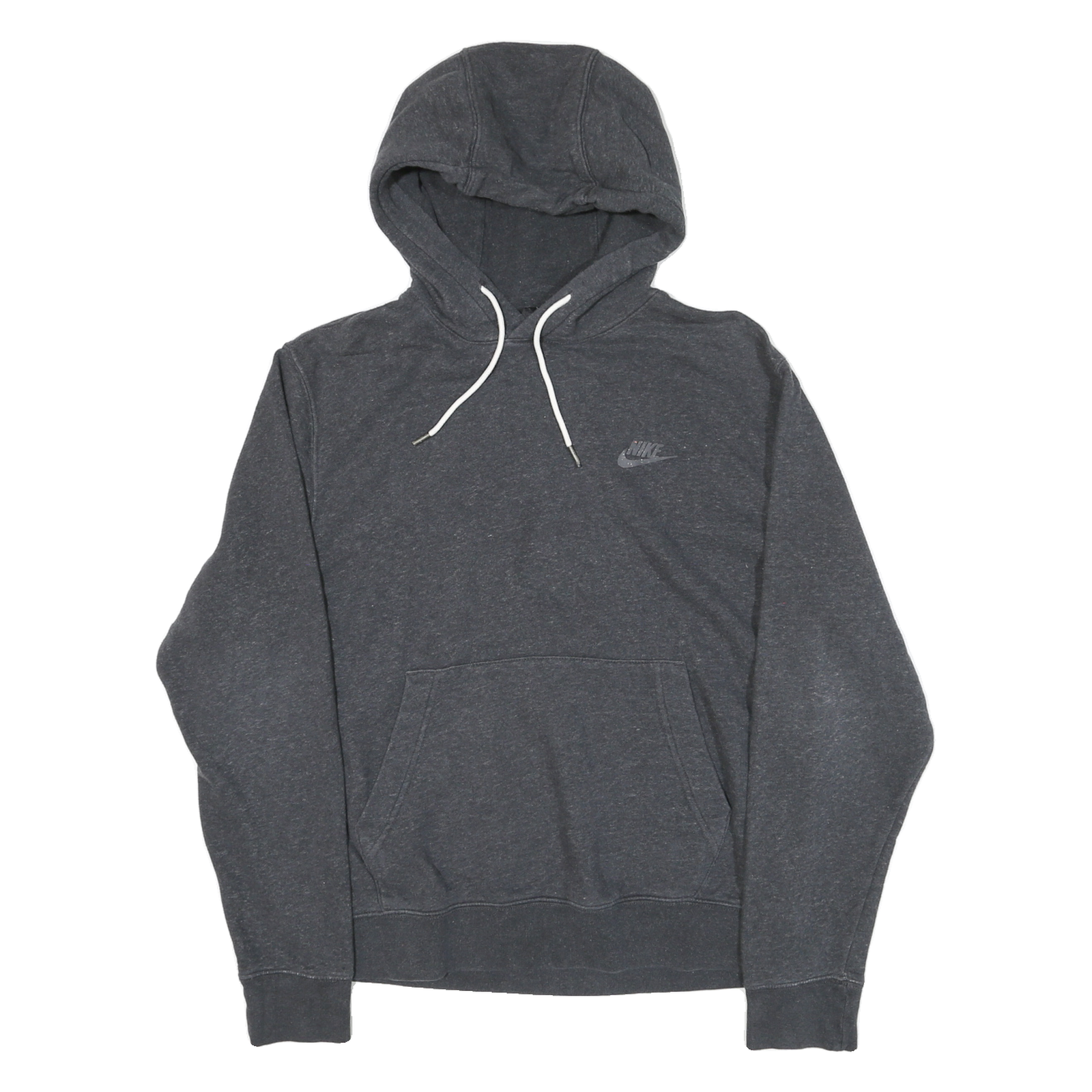 NIKE Mens Grey Pullover Hoodie S Cotton Blend Casual Sportswear Refurbished - N/A refurbished available on Cerqular