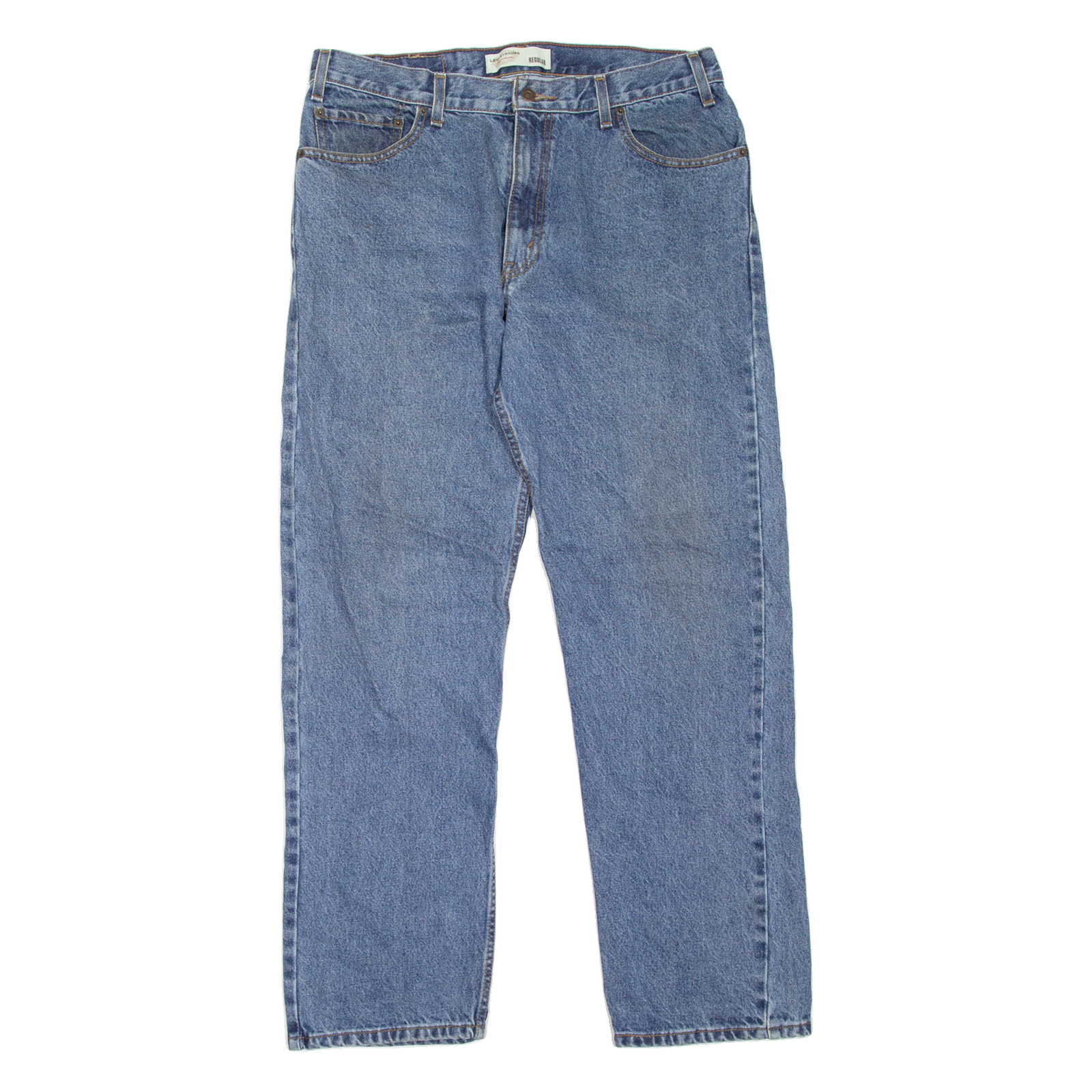 LEVI'S Signature Mens Jeans Blue Regular Straight W36 L32 Refurbished - N/A refurbished available on Cerqular