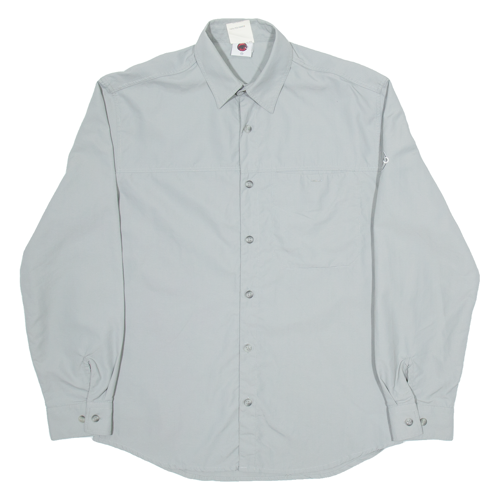 MAMMUT Mens Plain Shirt Grey Long Sleeve S Refurbished - N/A refurbished available on Cerqular