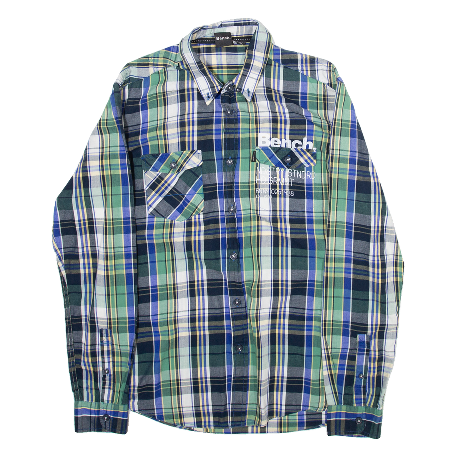 BARBOUR Mens Shirt Blue Check Long Sleeve S Refurbished - N/A refurbished available on Cerqular