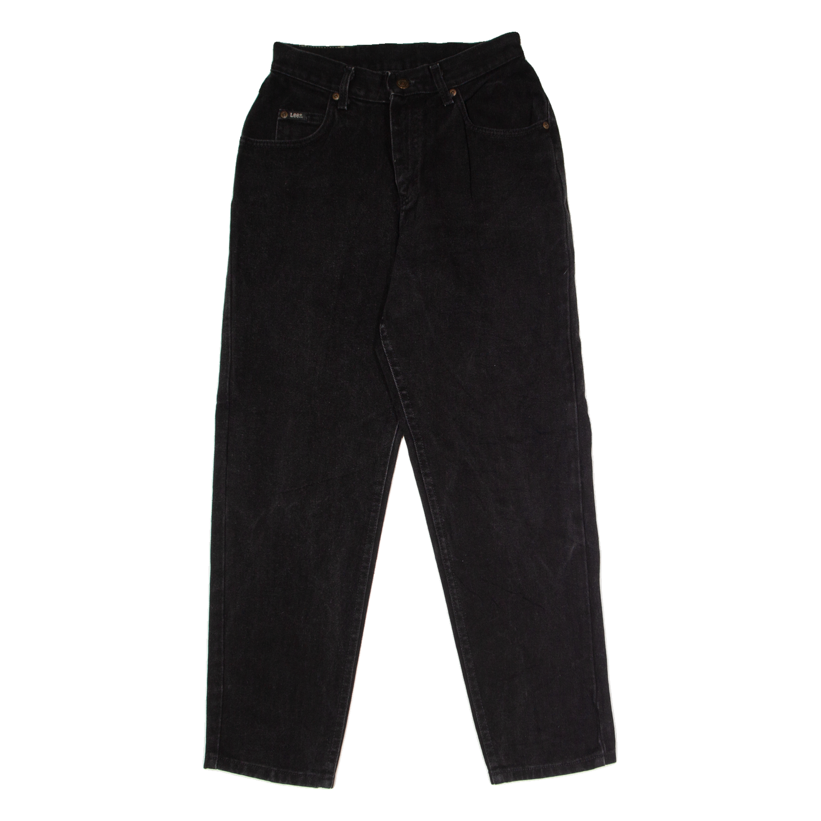 LEE Womens Jeans Black Regular Mom Charcoal Wash W26 L28 Refurbished - N/A refurbished available on Cerqular