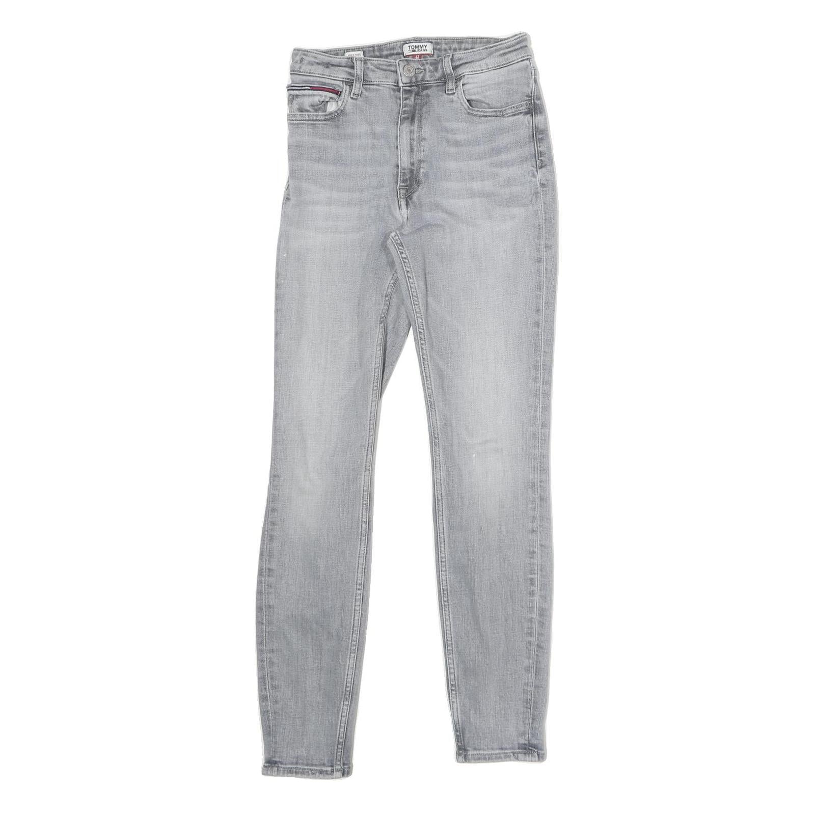 TOMMY HILFIGER Womens Jeans Light Blue Slim Skinny Denim W24 L28 Stretch Cotton Refurbished - N/A refurbished available on Cerqular