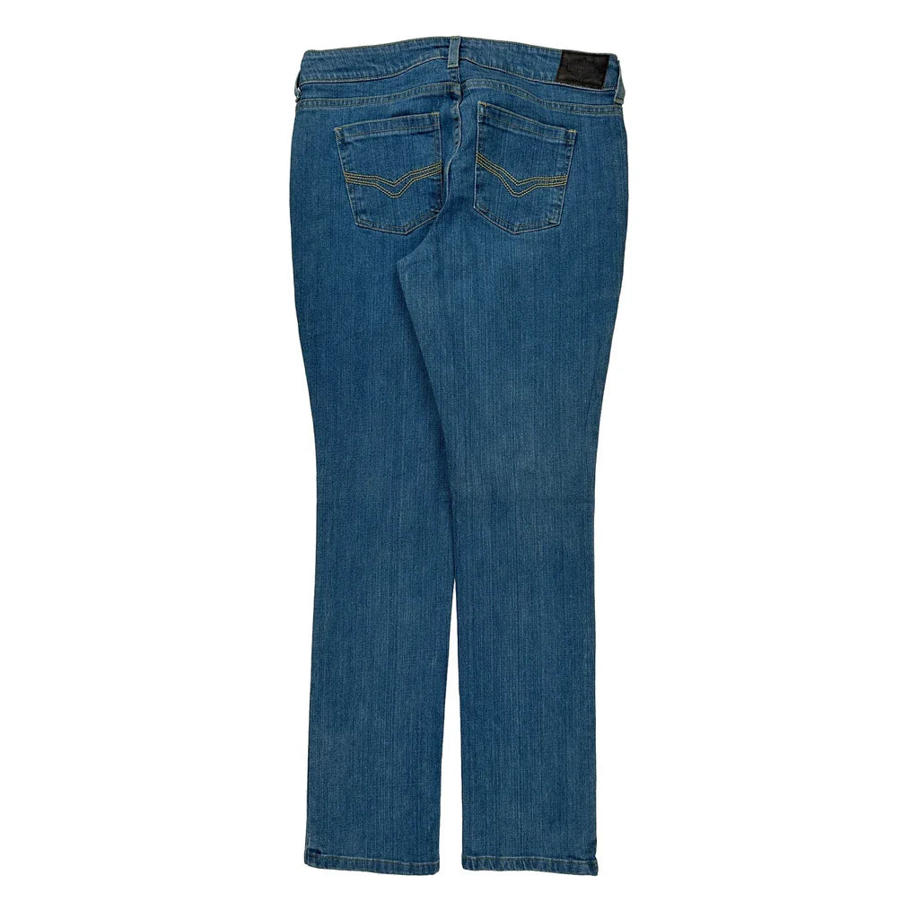 Harley Davidson Jeans - 32W UK 12 Blue Cotton Refurbished - Thrifted (note: this is a term often used to describe second- refurbished available on Cerqular