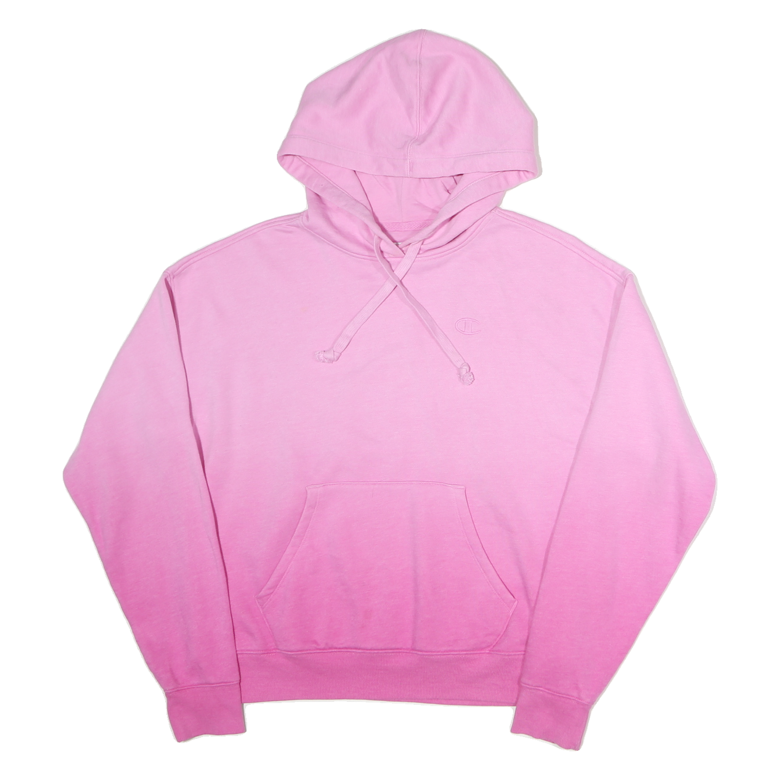 CHAMPION Womens Pink & Light Pink Ombre Hoodie XS Womens Casual Cotton Pullover Refurbished - N/A refurbished available on Cerqular