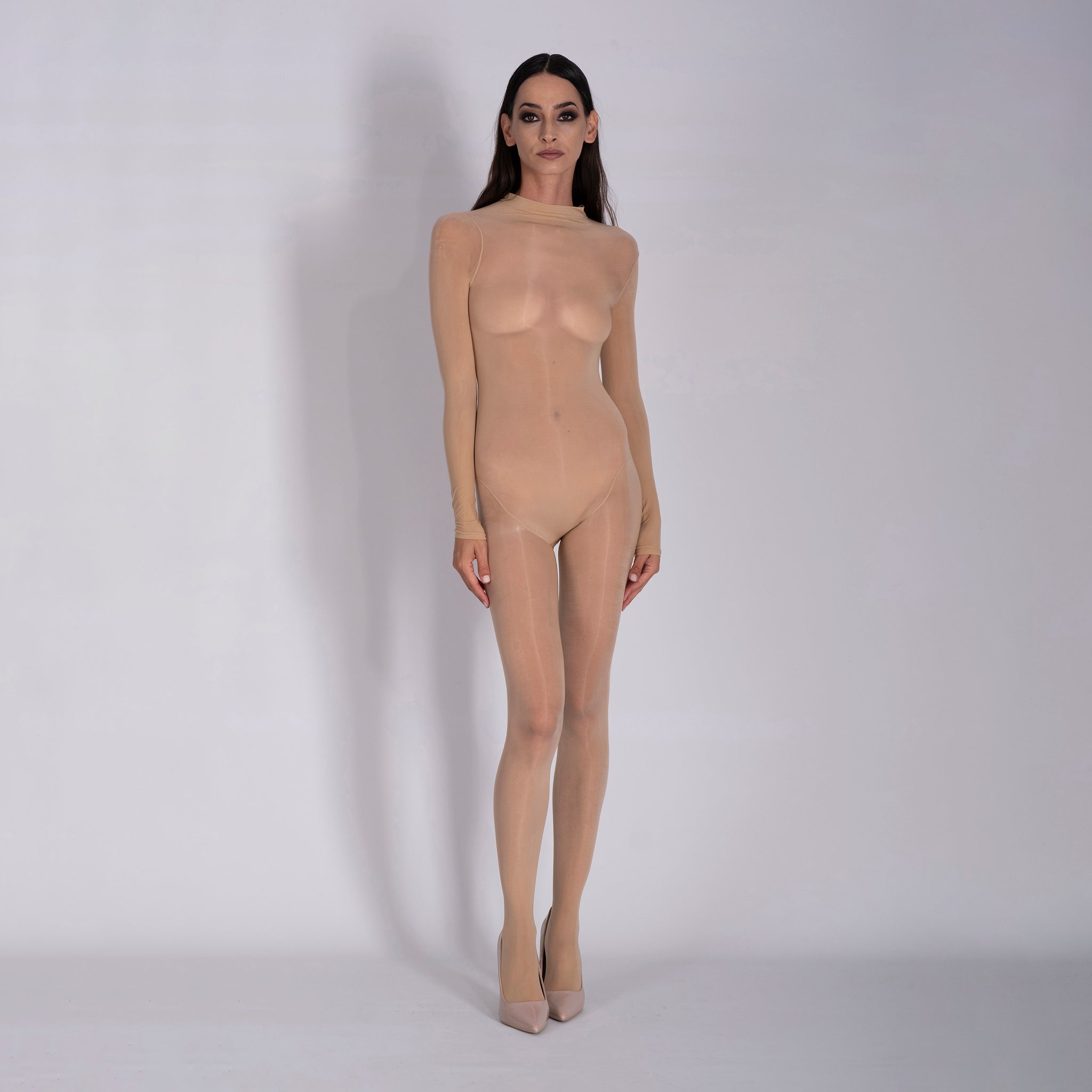 Buy LECHERY® LUSTROUS SILKY SHINY SHEER BODYSTOCKING • NATURAL | Size: O/S | Color: Natural Refurbished - $41.99 LECHERY® LUSTROUS SILKY SHINY SHEER BODYSTOCKING • NATURAL | Size: O/S | Color: Natural Refurbished - N/A refurbished available on Cerqular