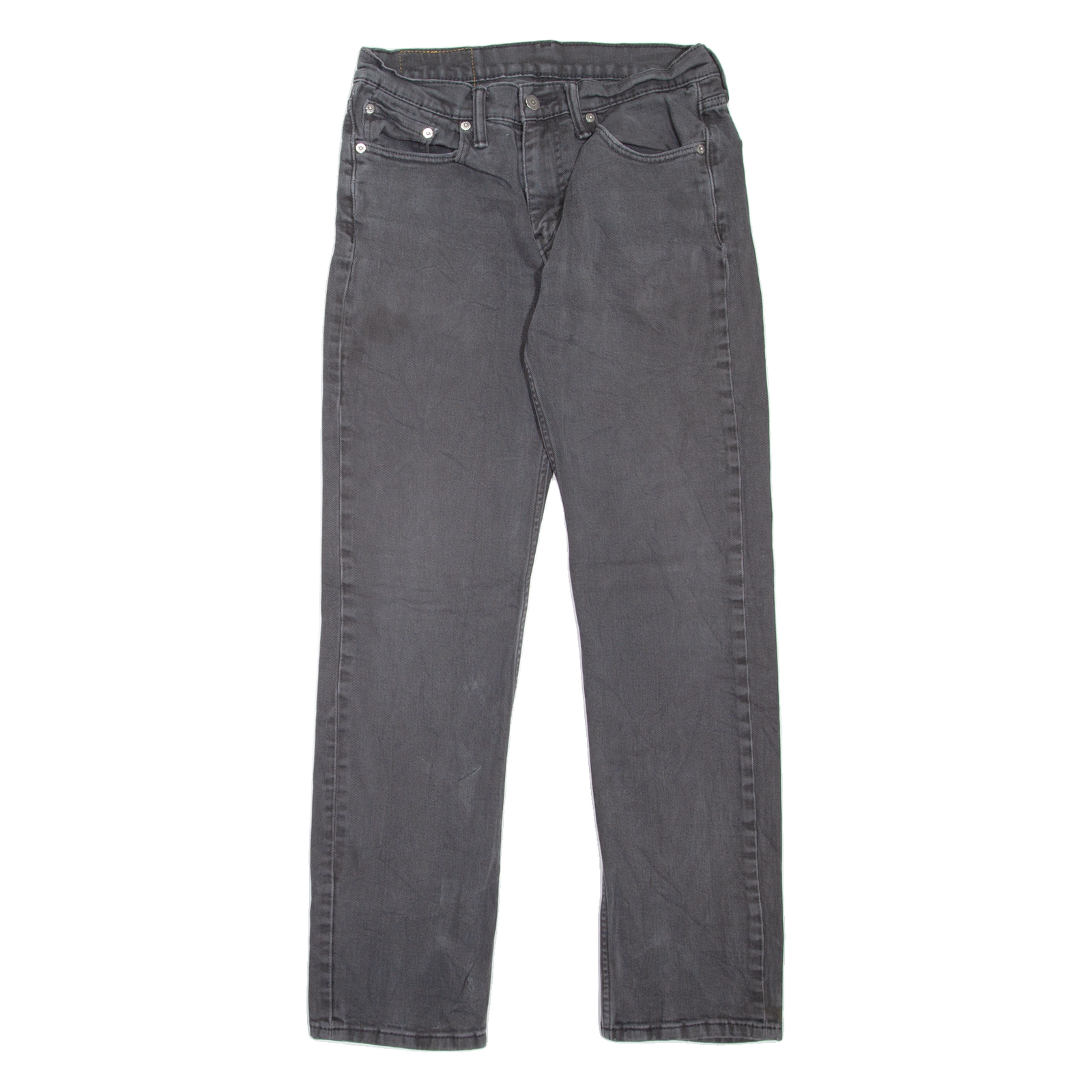 LEVI'S 514 Jeans Mens Grey Slim Straight W30 L32 Refurbished - N/A refurbished available on Cerqular