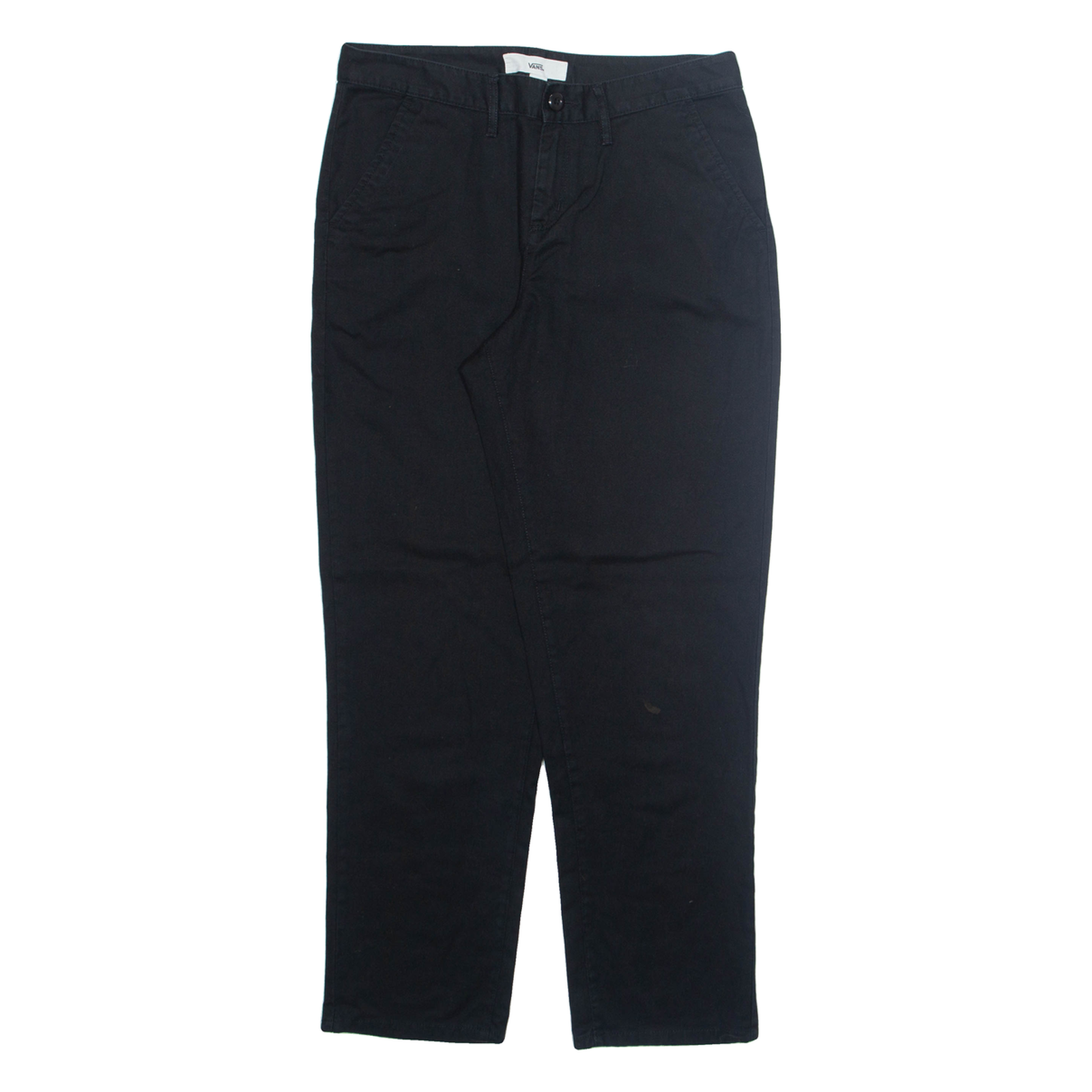 VANS Chino Womens Trousers Black Regular Tapered W26 L26 Refurbished - N/A refurbished available on Cerqular