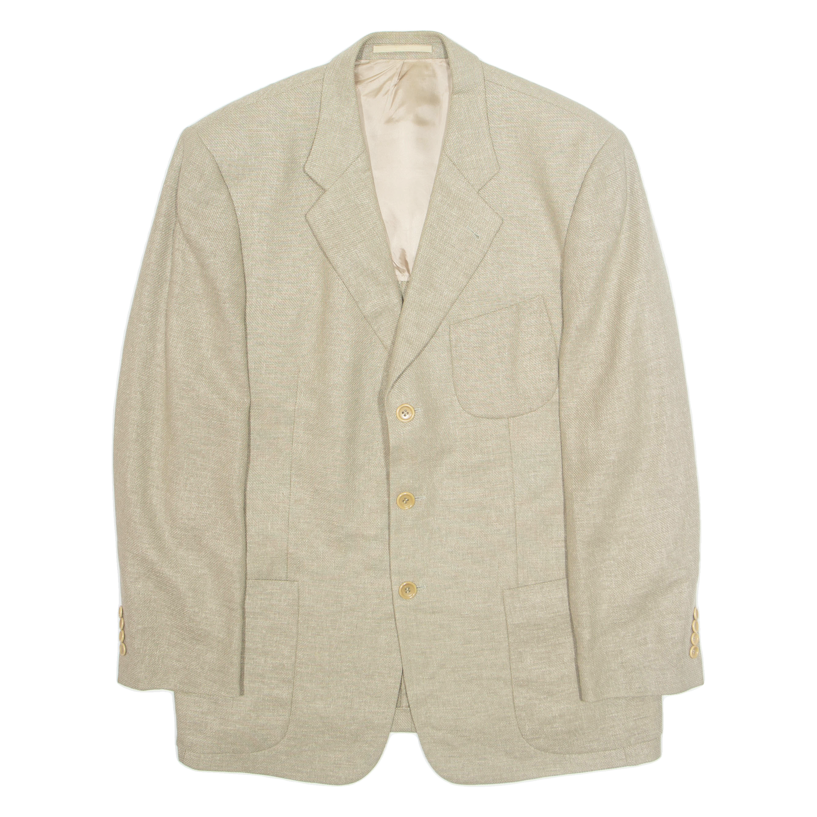 Mens Blazer Jacket Green Wool L Refurbished - N/A refurbished available on Cerqular
