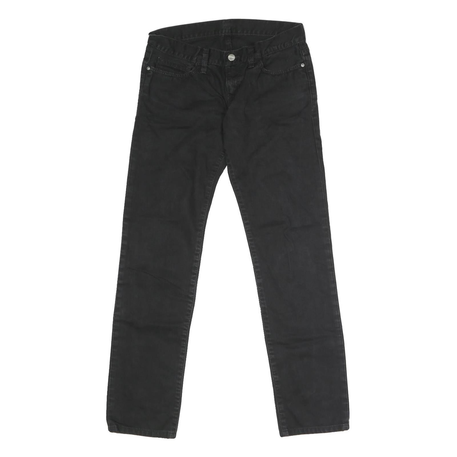 CARHARTT Mens Regular Fit Black Denim Jeans W28 L29 Durable Button Closure Refurbished - N/A refurbished available on Cerqular