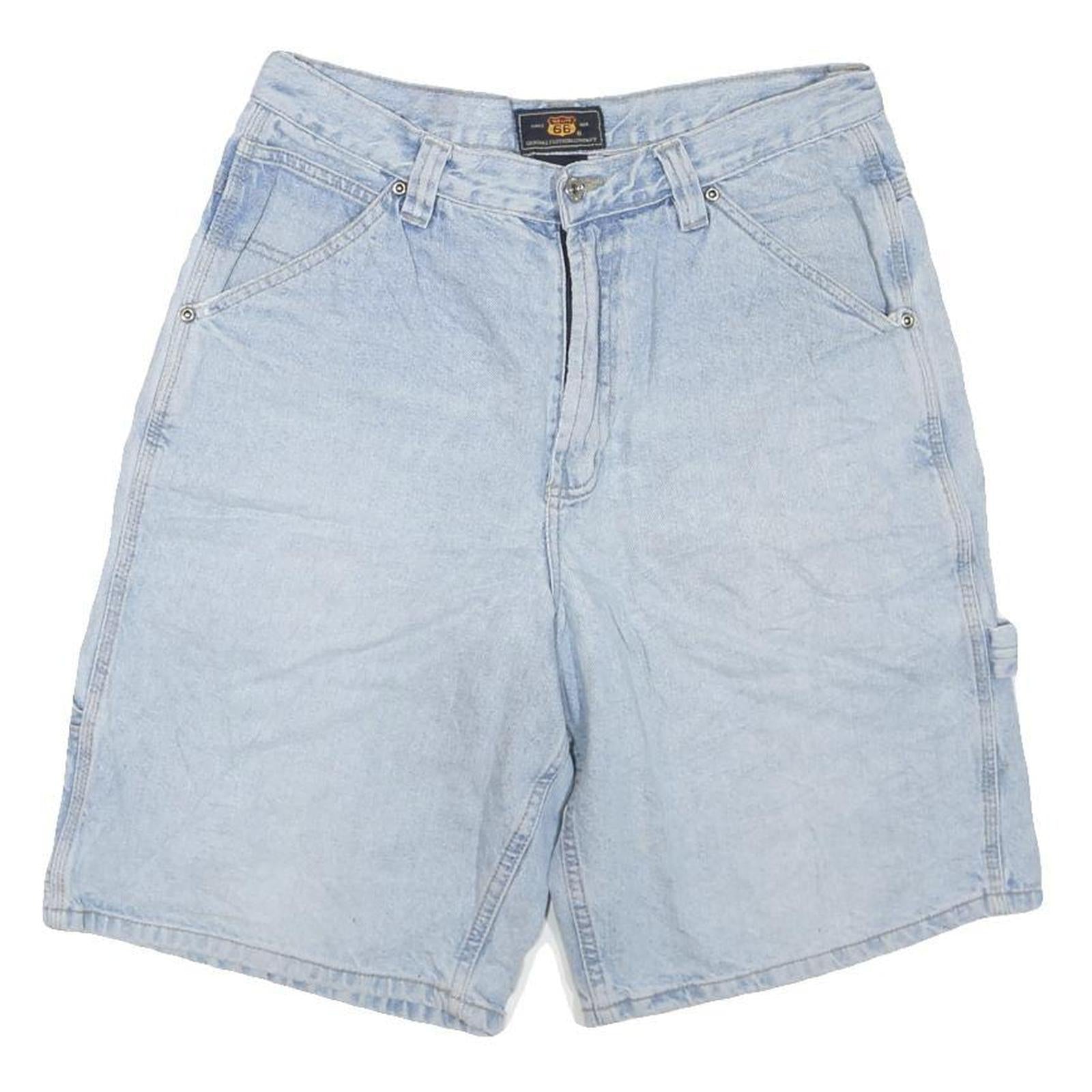 Buy ROUTE 66 Mens Shorts Blue Denim Workwear Style M W30 Casual Cotton Blend Refurbished - $18.19 ROUTE 66 Mens Shorts Blue Denim Workwear Style M W30 Casual Cotton Blend Refurbished - N/A refurbished available on Cerqular