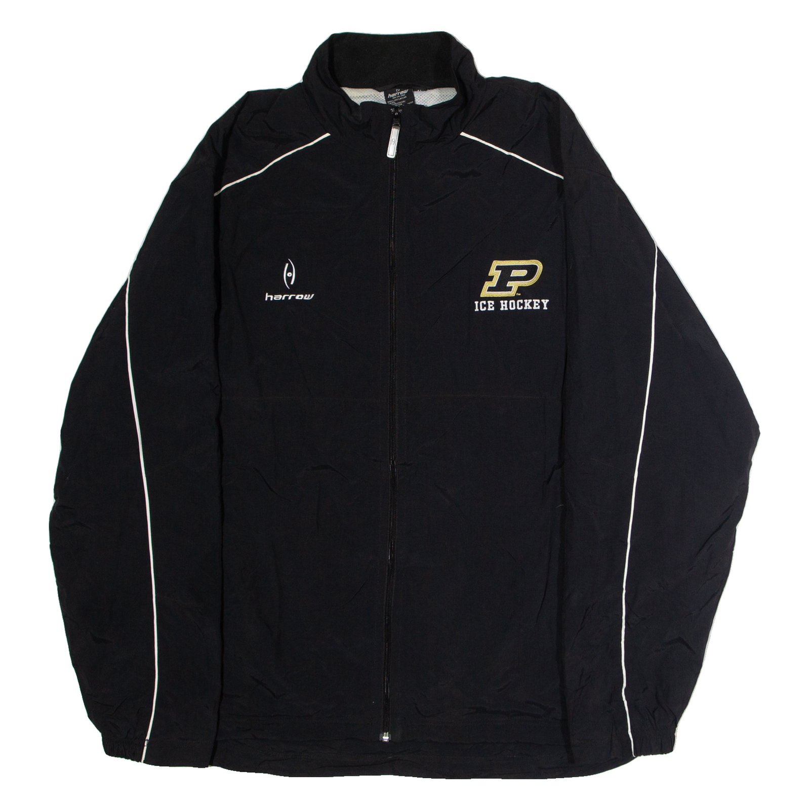 HARROW P Ice Hockey #27 Mens Rain Jacket Black Nylon Colourblock XL Refurbished - N/A refurbished available on Cerqular