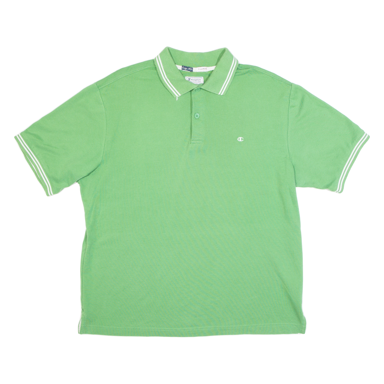 CHAMPION Mens Polo Shirt Green 90s XL Refurbished - N/A refurbished available on Cerqular