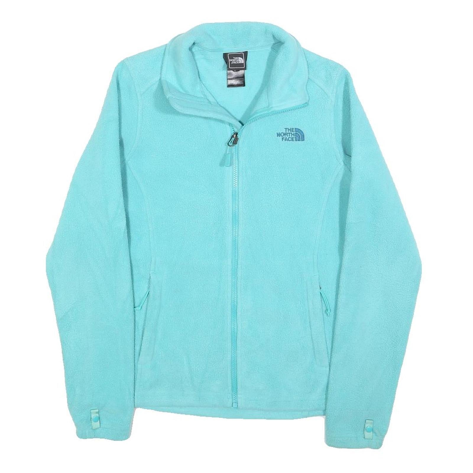 THE NORTH FACE Womens Blue Fleece Jacket S Polyester Zip Outdoor Activewear Refurbished - N/A refurbished available on Cerqular