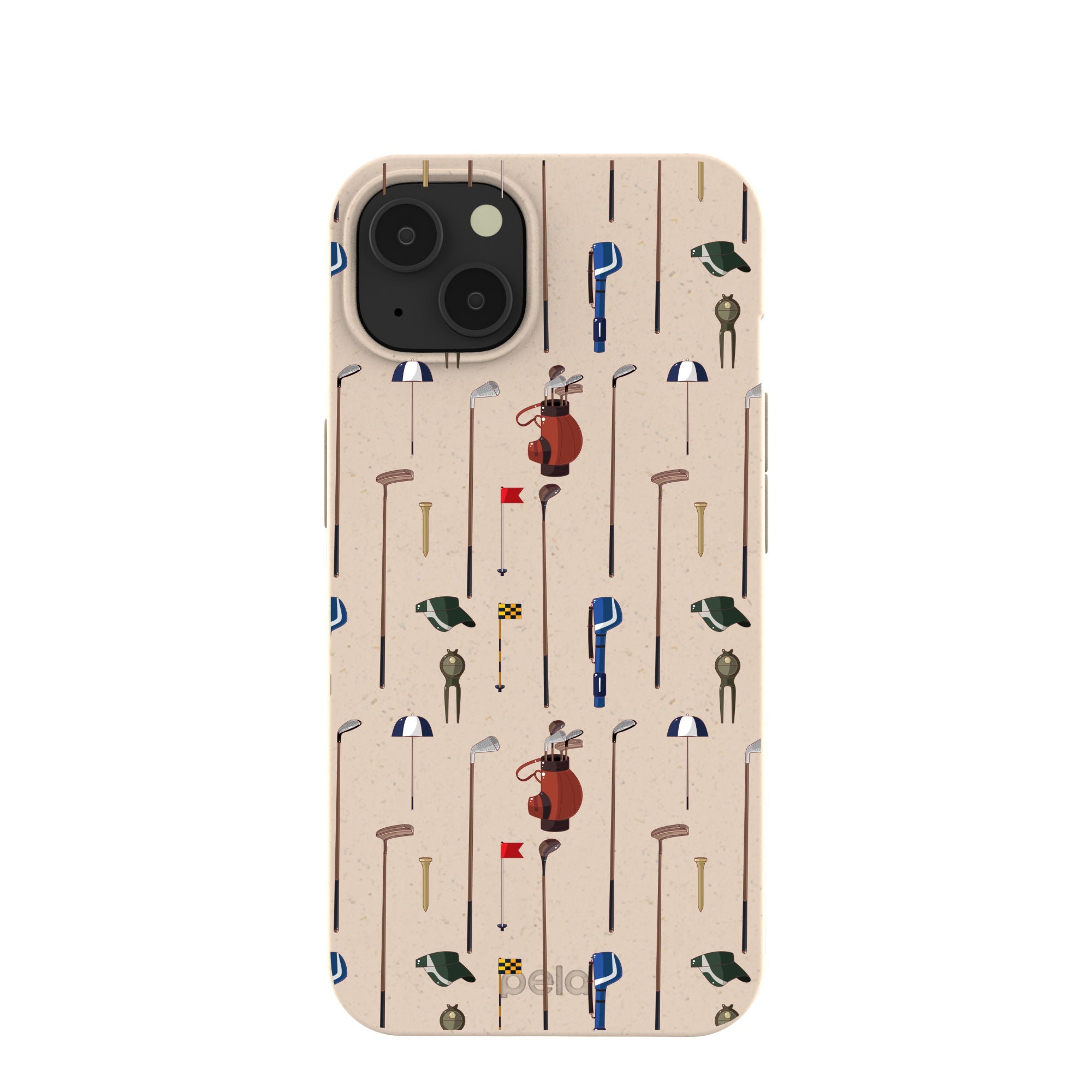 Seashell Golf Time iPhone 13 Case Refurbished - Pela Case refurbished available on Cerqular