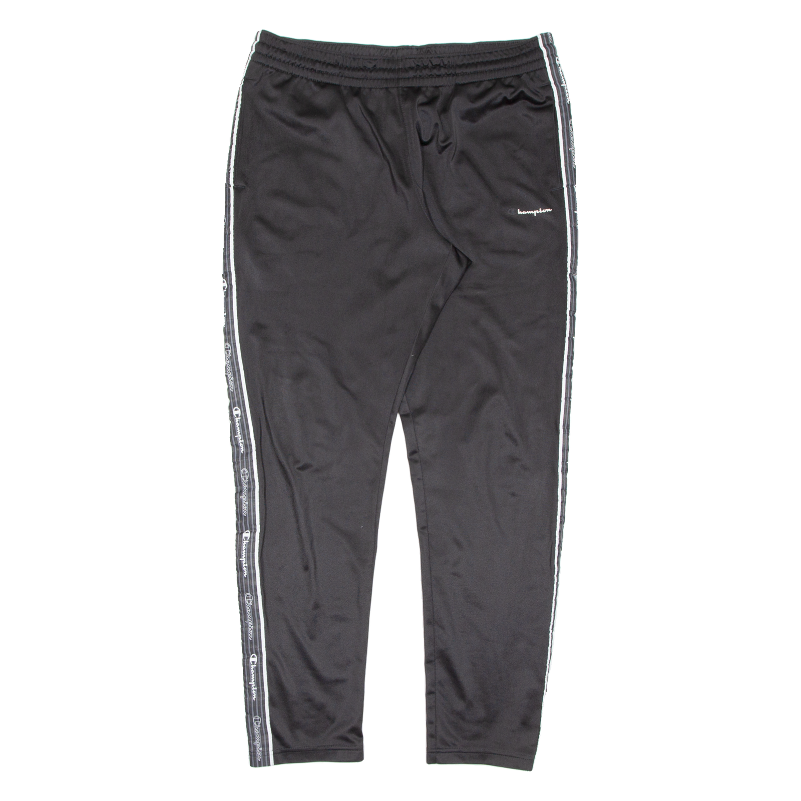 CHAMPION Mens Track Pants Black Tapered XL W33 L31 Refurbished - N/A refurbished available on Cerqular
