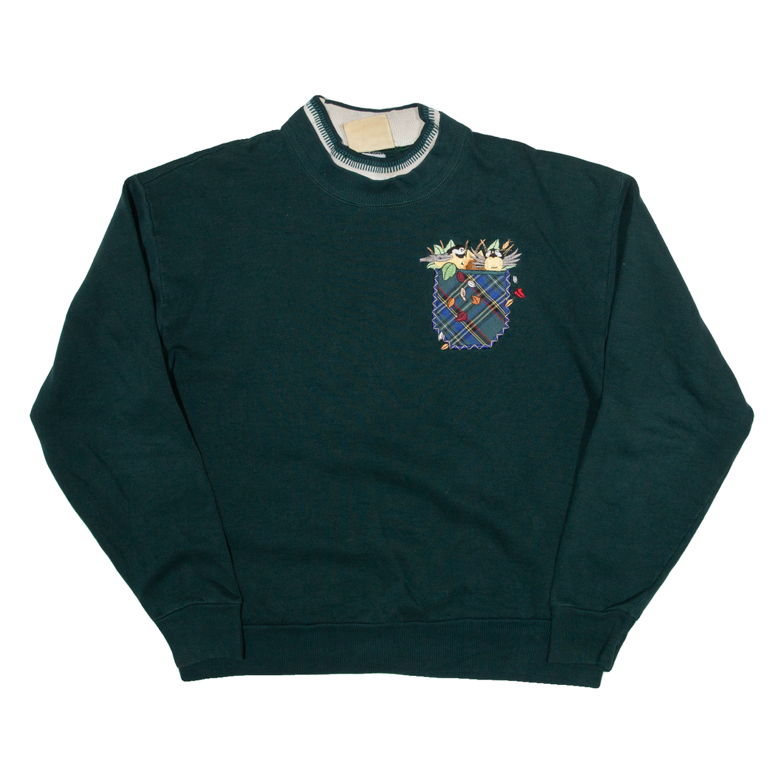 TOP STITCH Womens Sweatshirt Green High Neck M Refurbished - N/A refurbished available on Cerqular