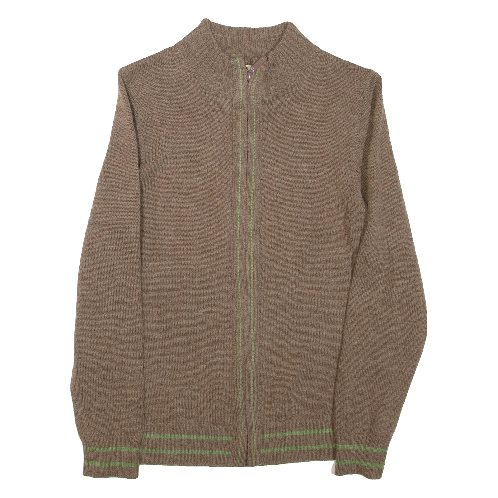 WOOLRICH Womens Jumper Brown Tight Knit Wool S Refurbished - N/A refurbished available on Cerqular