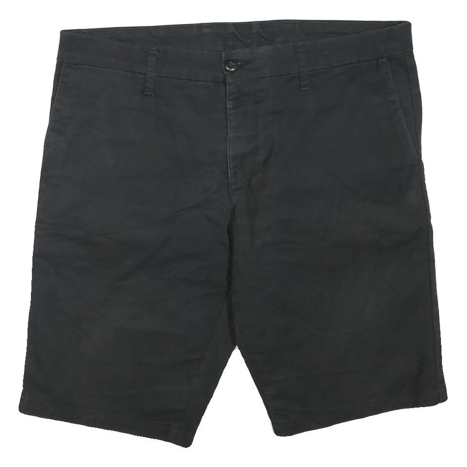 CARHARTT Mens Black Casual Shorts XL W38 Cotton Blend Comfortable Fit Refurbished - N/A refurbished available on Cerqular