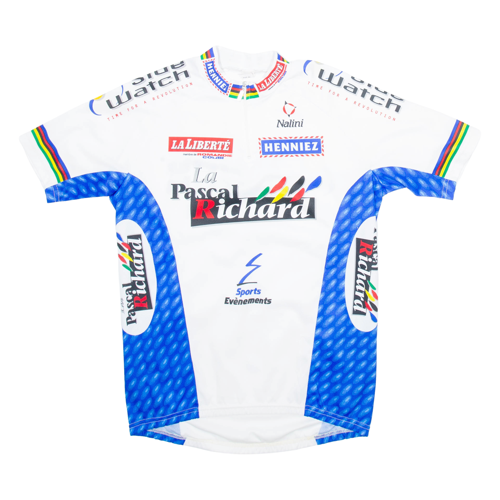 Cycling Mens Jersey White 1/4 Zip XL Refurbished - N/A refurbished available on Cerqular
