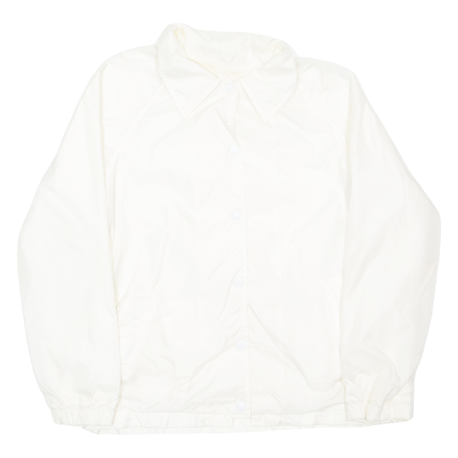 CURRENT SEEN Womens Coach Jacket White Nylon M Refurbished - N/A refurbished available on Cerqular