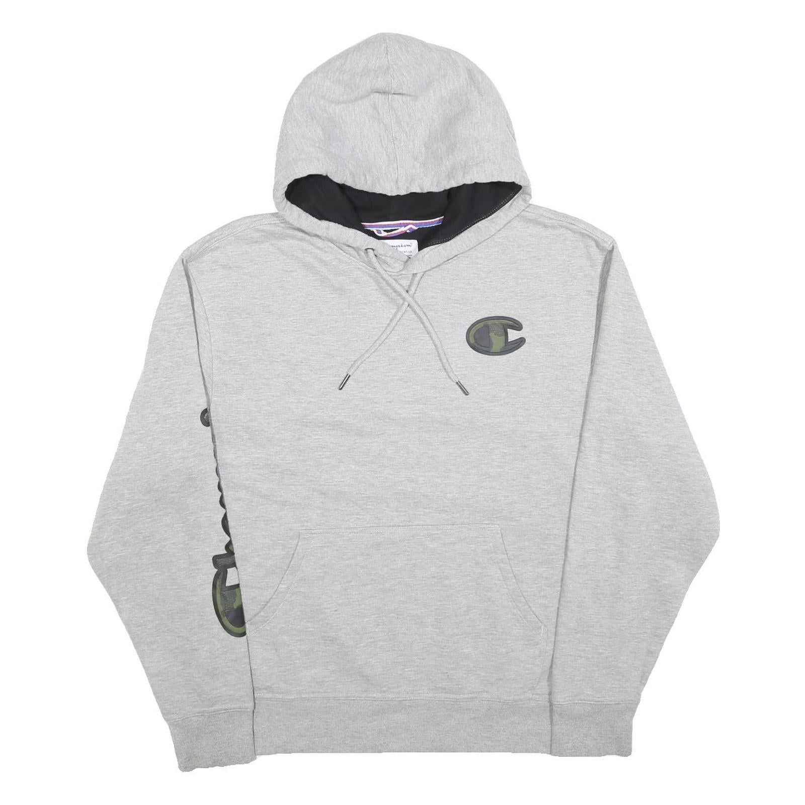 Buy CHAMPION Mens Grey Hoodie M Cotton Blend Pullover Graphic Print Drawstring Refurbished - $33.79 CHAMPION Mens Grey Hoodie M Cotton Blend Pullover Graphic Print Drawstring Refurbished - N/A refurbished available on Cerqular