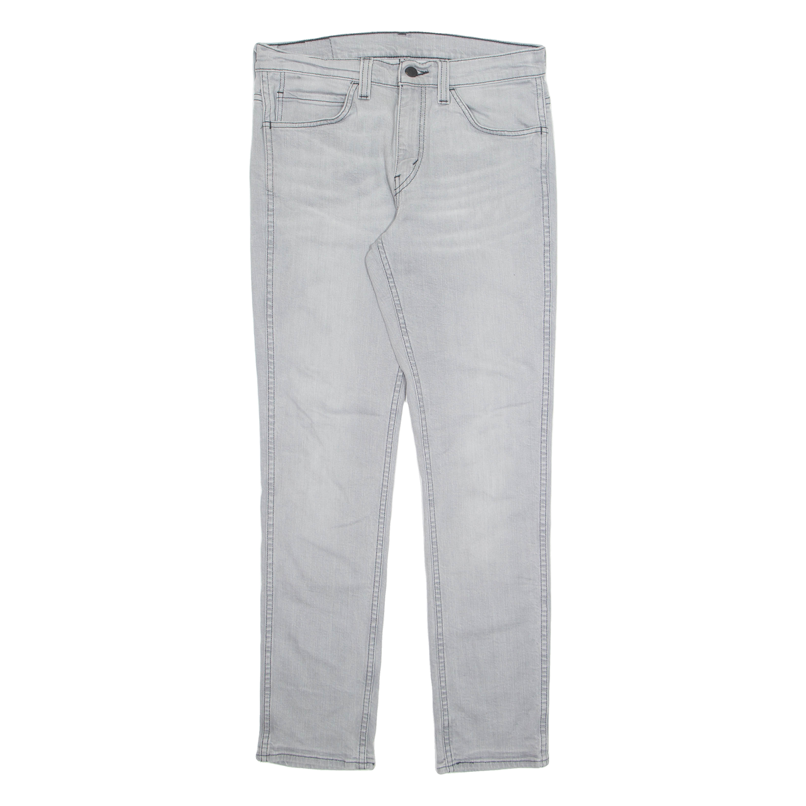 LEVI'S Mens Jeans Grey Regular Tapered W32 L32 Refurbished - N/A refurbished available on Cerqular