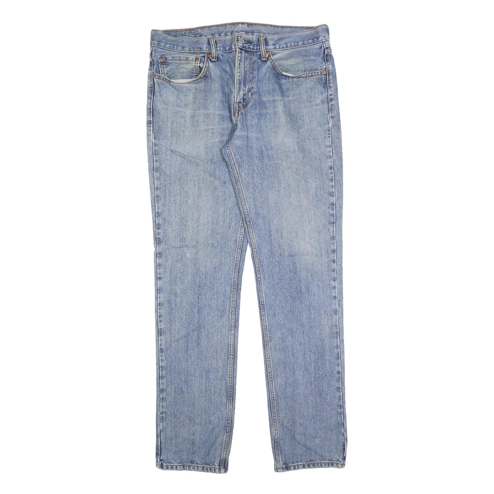 LEVI'S 511 Slim Mens Jeans Blue Slim Straight Denim Medium W34 L34 Cotton Blend Refurbished - N/A refurbished available on Cerqular