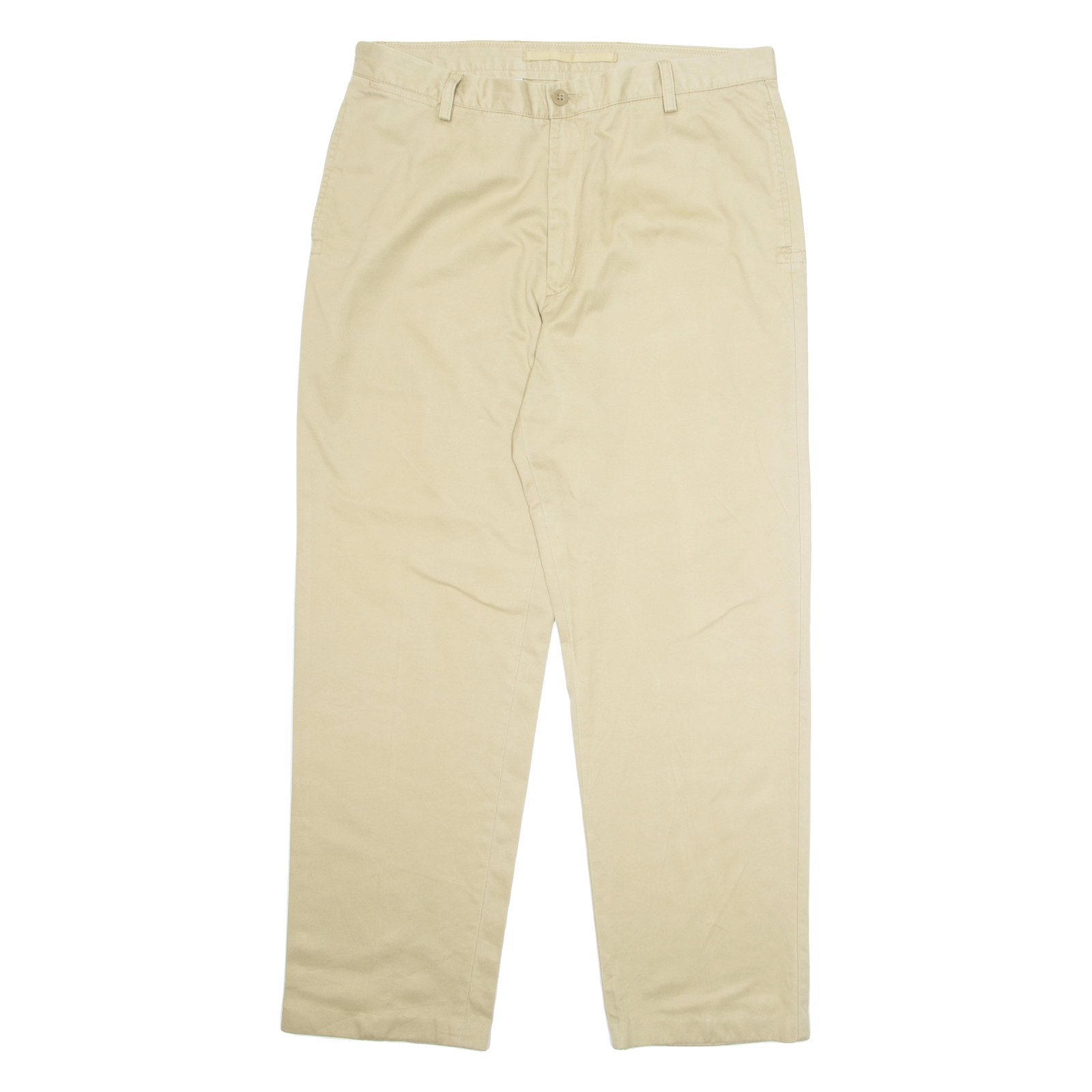 NAUTICA Chino Mens Trousers Beige Regular Straight W36 L32 Refurbished - N/A refurbished available on Cerqular