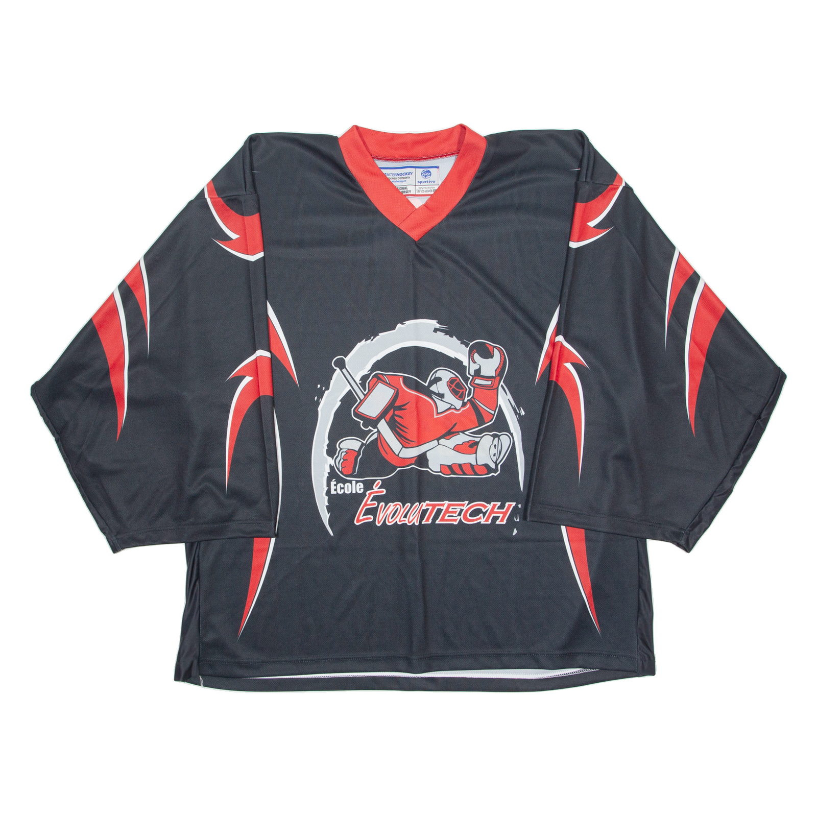 INTER HOCKEY BKP Keeper Mens Jersey Black Long Sleeve USA V-Neck XL Refurbished - N/A refurbished available on Cerqular