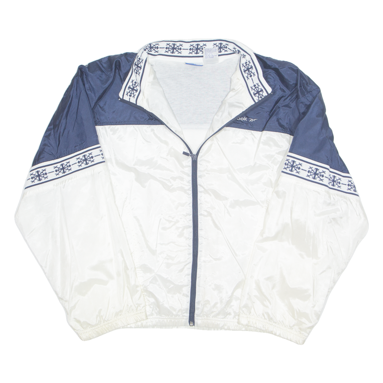 REEBOK Mens Track Jacket White 90s L Refurbished - N/A refurbished available on Cerqular
