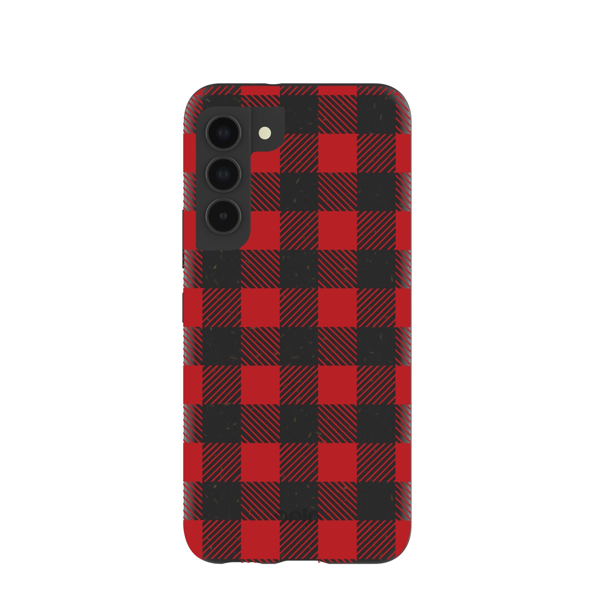 Black Flannel Samsung Galaxy S22 Case Refurbished - Pela Case refurbished available on Cerqular