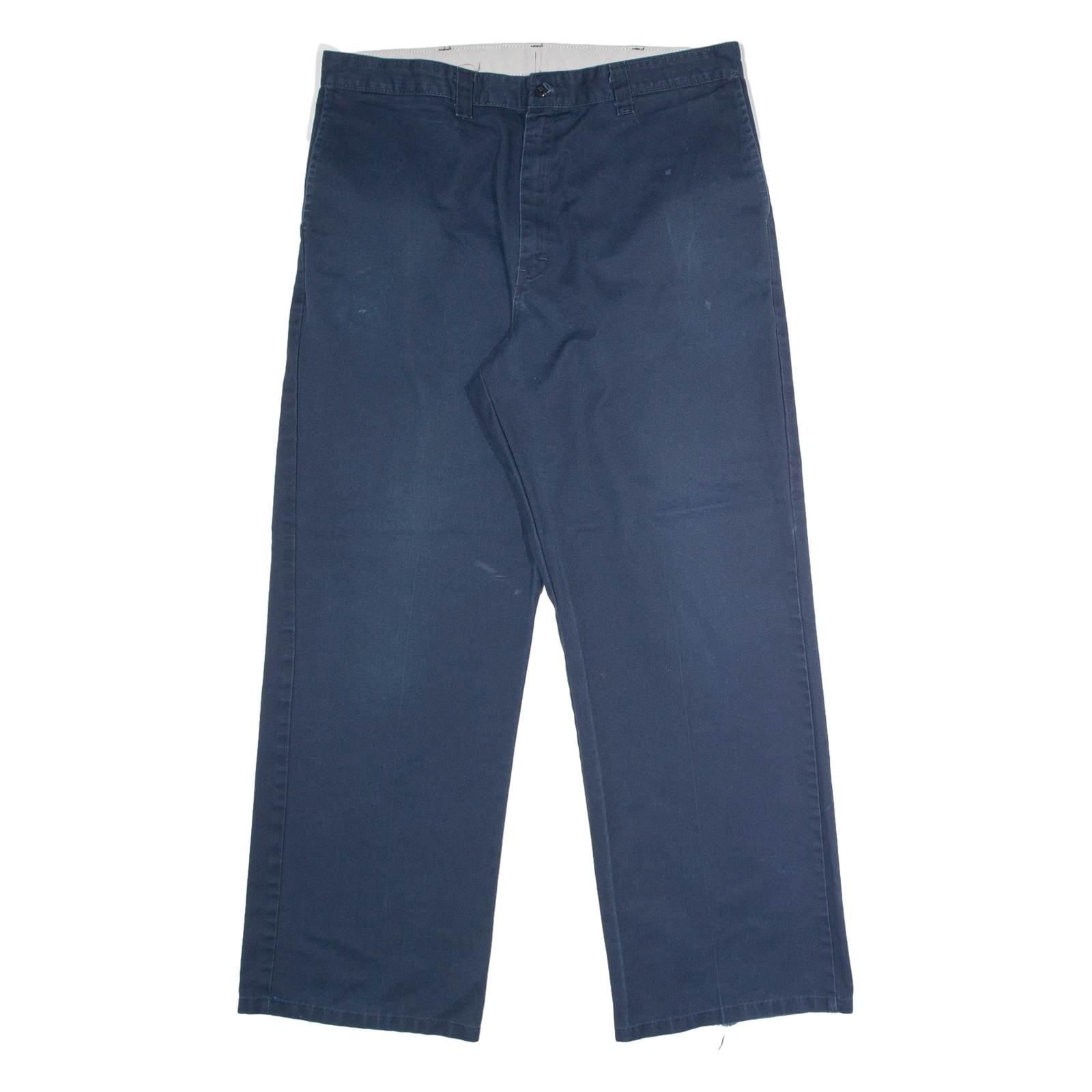 DICKIES Workwear Mens Trousers Blue Regular Straight W36 L30 Refurbished - N/A refurbished available on Cerqular