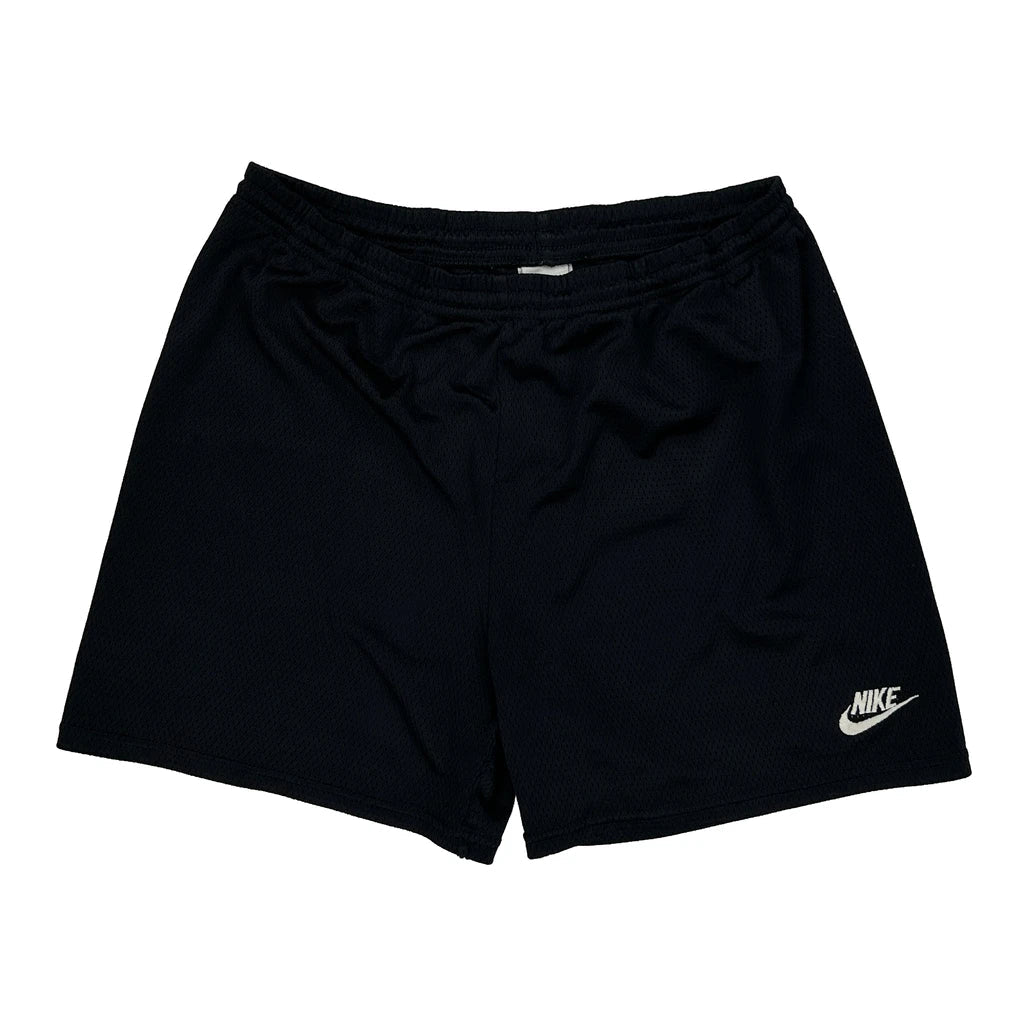 Nike Sport Shorts - Largew 6L Black Polyester Refurbished - Thrifted (note: this is a term often used to describe second- refurbished available on Cerqular
